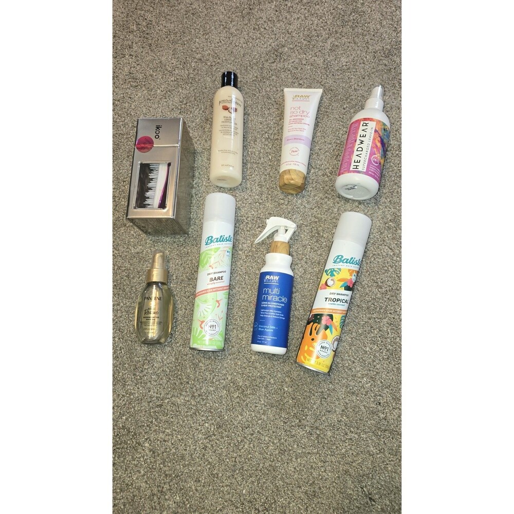 8PC HAIR CARE LOT-BATISTE DRY SHAMPOO, RAW SUGAR, HEAD WEAR & MORE**ALL NEW**